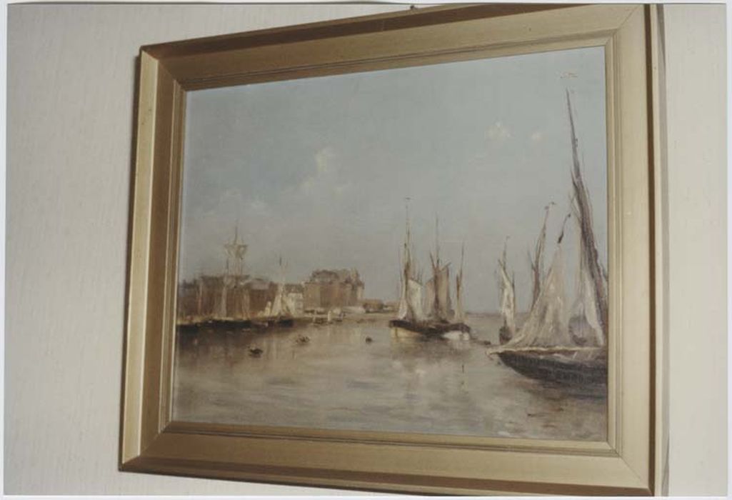 tableau : Vue d'un port - © Ministère de la Culture (France), Médiathèque du patrimoine et de la photographie, Tous droits réservés