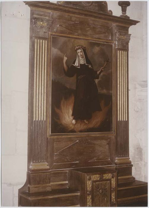 retable, son tabernacle et son tableau : Sainte Thérèse d'Avila - © Ministère de la Culture (France), Médiathèque du patrimoine et de la photographie, Tous droits réservés