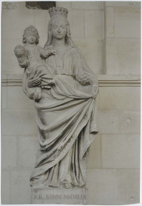 statue : Vierge à l'Enfant dite Notre-Dame de Bonne Nouvelle