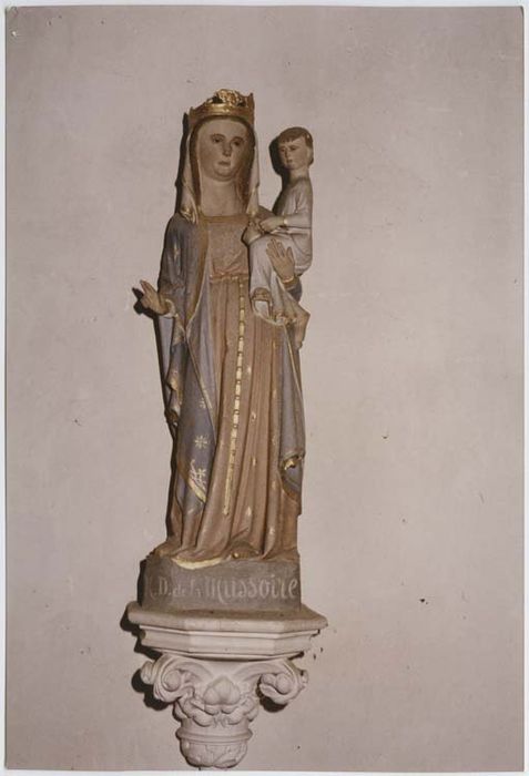 statue : Vierge à l'Enfant dite Notre-Dame de la Mussoire - © Ministère de la Culture (France), Médiathèque du patrimoine et de la photographie, Tous droits réservés