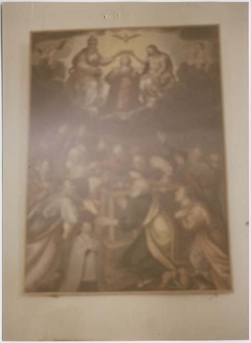 tableau : Assomption et couronnement de la Vierge