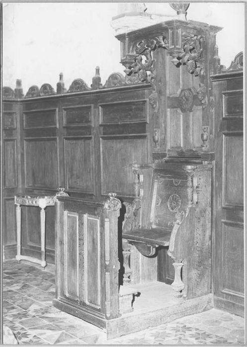 stalles de célébrant - © Ministère de la Culture (France), Médiathèque du patrimoine et de la photographie, Tous droits réservés