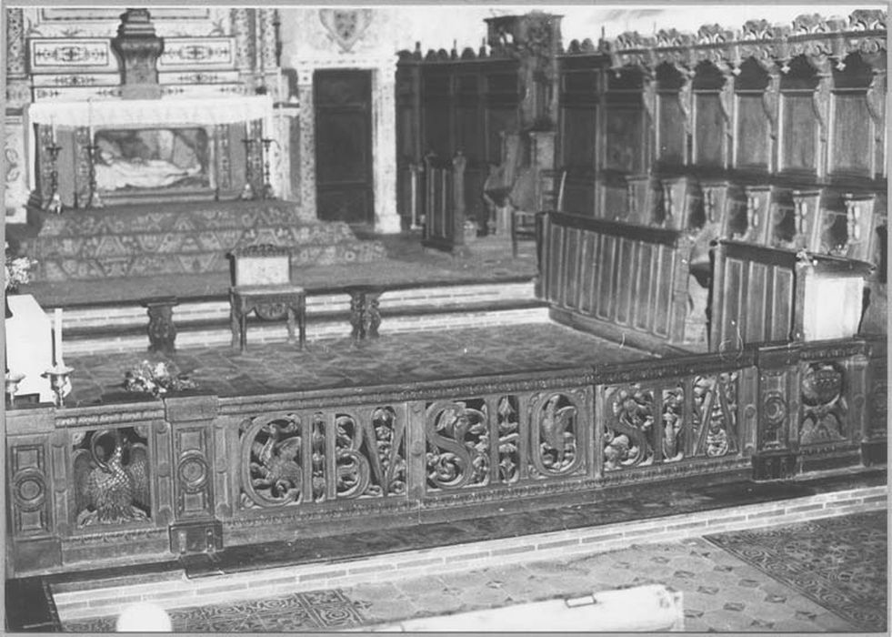 clôture de choeur (chancel) - © Ministère de la Culture (France), Médiathèque du patrimoine et de la photographie, Tous droits réservés