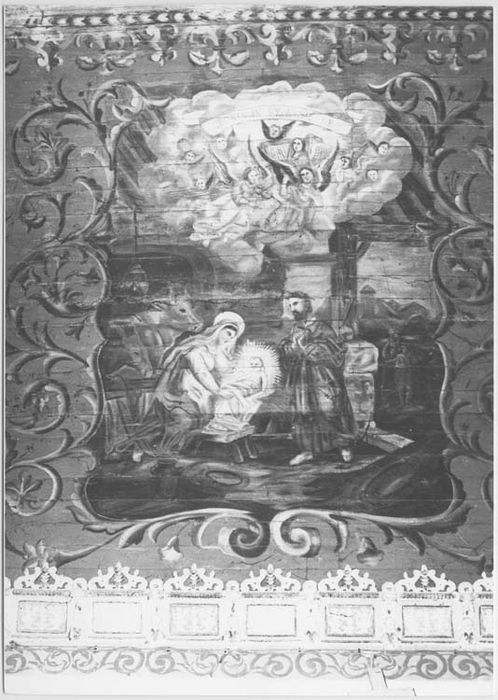 peintures de la voûte : Nativité - © Ministère de la Culture (France), Médiathèque du patrimoine et de la photographie, Tous droits réservés