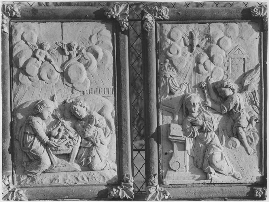 deux bas-reliefs : Annonciation et Nativité - © Ministère de la Culture (France), Médiathèque du patrimoine et de la photographie, Tous droits réservés