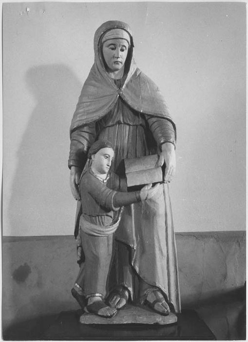 groupe sculpté : Sainte Anne et la Vierge - © Ministère de la Culture (France), Médiathèque du patrimoine et de la photographie, Tous droits réservés