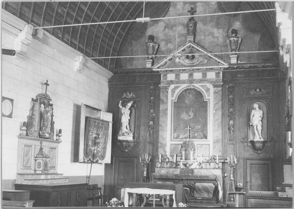 autel (maître-autel), retable, tabernacle et tableau : Nativité - © Ministère de la Culture (France), Médiathèque du patrimoine et de la photographie, Tous droits réservés