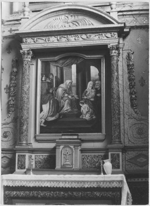 autel, retable latéral, tableau : Présentation de la Vierge au Temple - © Ministère de la Culture (France), Médiathèque du patrimoine et de la photographie, Tous droits réservés