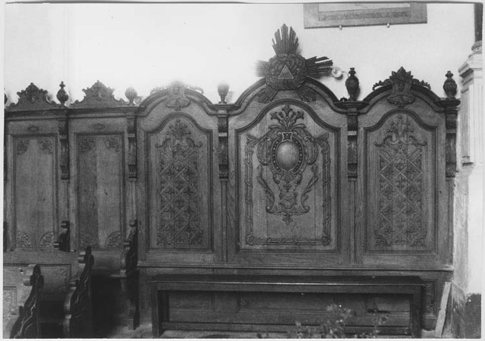 stalles et lambris de revêtement (boiseries) - © Ministère de la Culture (France), Médiathèque du patrimoine et de la photographie, Tous droits réservés