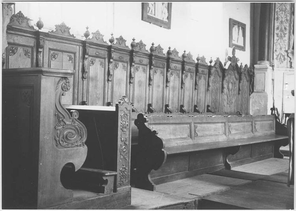 stalles et lambris de revêtement (boiseries) - © Ministère de la Culture (France), Médiathèque du patrimoine et de la photographie, Tous droits réservés