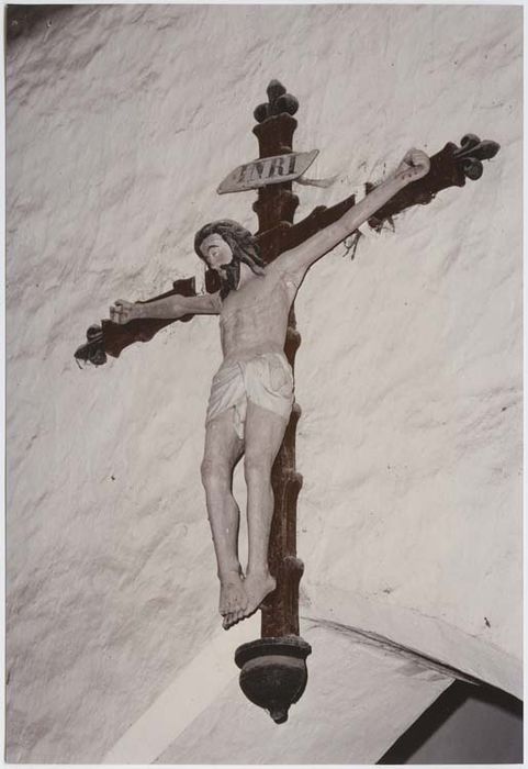 statue de poutre de gloire : Christ - © Ministère de la Culture (France), Médiathèque du patrimoine et de la photographie, Tous droits réservés