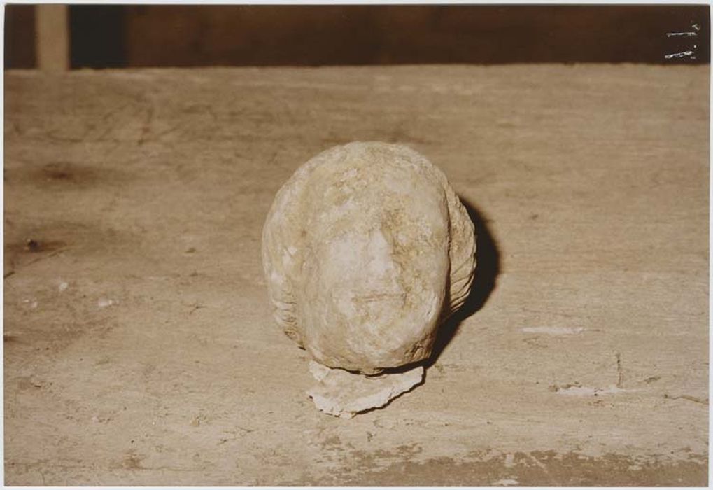 fragment de statue : Tête de diacre ou d'enfant - © Ministère de la Culture (France), Médiathèque du patrimoine et de la photographie, Tous droits réservés