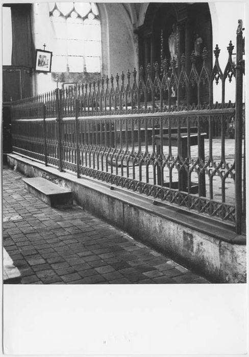 clôture de choeur (grille) - © Ministère de la Culture (France), Médiathèque du patrimoine et de la photographie, Tous droits réservés