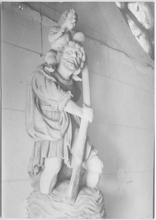 statue : Saint Christophe - © Ministère de la Culture (France), Médiathèque du patrimoine et de la photographie, Tous droits réservés