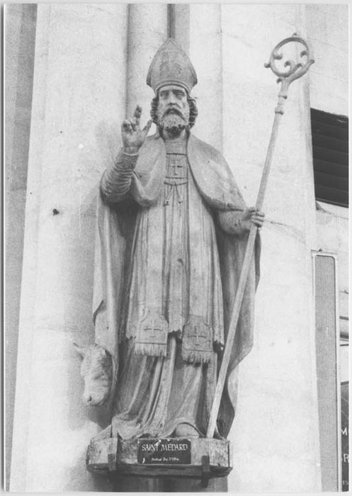 statue : Saint Médard - © Ministère de la Culture (France), Médiathèque du patrimoine et de la photographie, Tous droits réservés