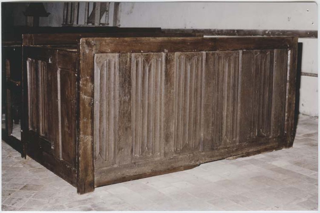 banc de fidèle - © Ministère de la Culture (France), Médiathèque du patrimoine et de la photographie, Tous droits réservés