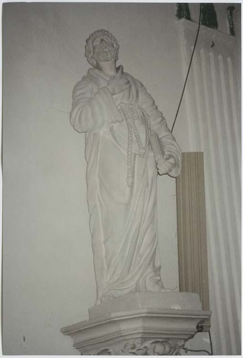 statue : Cordelier (Saint François d'Assise ?) - © Ministère de la Culture (France), Médiathèque du patrimoine et de la photographie, Tous droits réservés