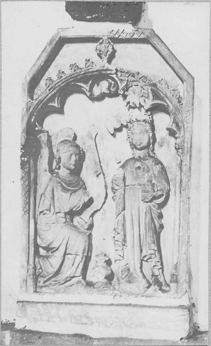 bas-relief : L'Annonciation