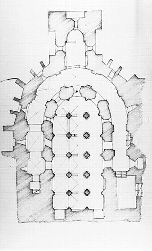 Plan de la crypte