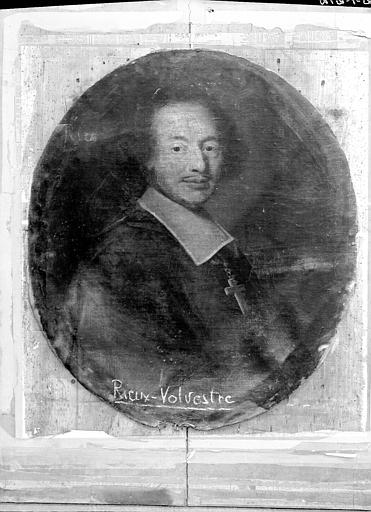 Peinture sur toile : Portrait d'abbé, état avant restauration - © Ministère de la Culture (France), Médiathèque du patrimoine et de la photographie, diffusion RMN-GP
