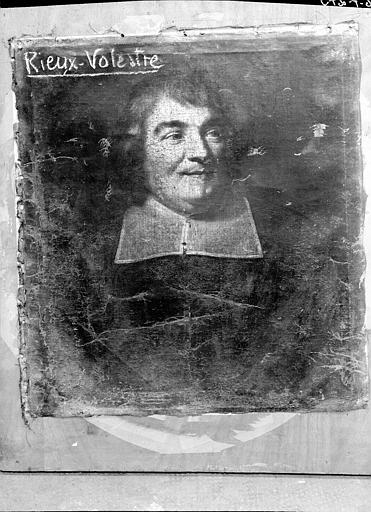 Peinture sur toile : Portrait d'abbé, état avant restauration - © Ministère de la Culture (France), Médiathèque du patrimoine et de la photographie, diffusion RMN-GP