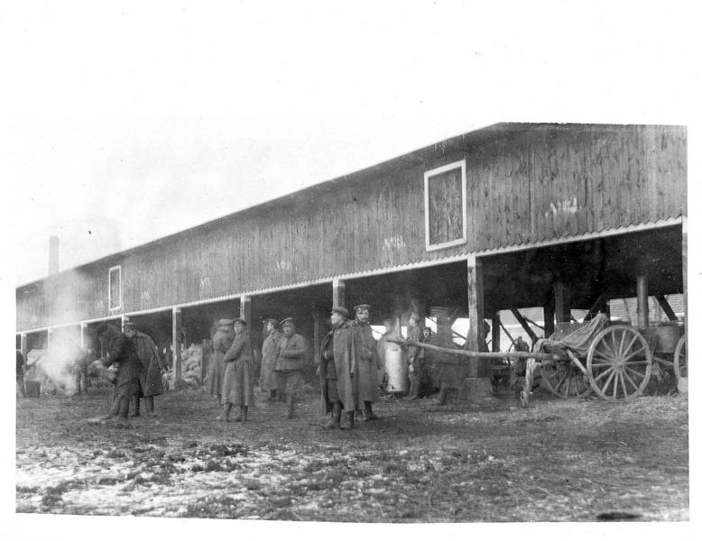 L'usine de Wodka à Wola Shidlowska, prise et fortifiée par les Allemands, puis reprise par les Russes