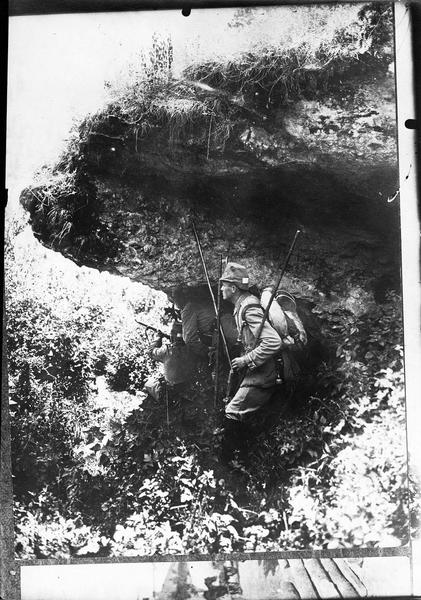 Patrouille allemande dans les Vosges