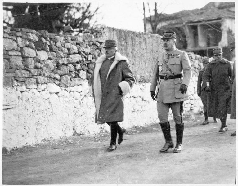 Le général Nivelle et le général Cadorna. Il generale Nivelle e il generale Cadorna