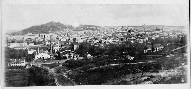 Panorama de la ville de Lemberg (en allemand)