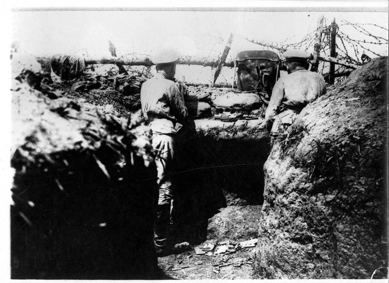 Galicie. Un petit poste dans les tranchées tchécoslovaques