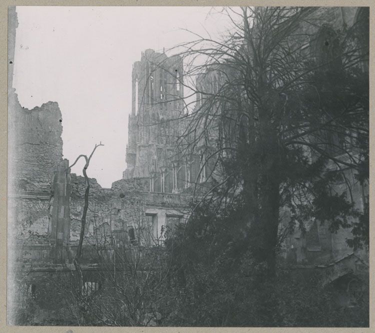 La tour sud, depuis le jardin du palais archiépiscopal