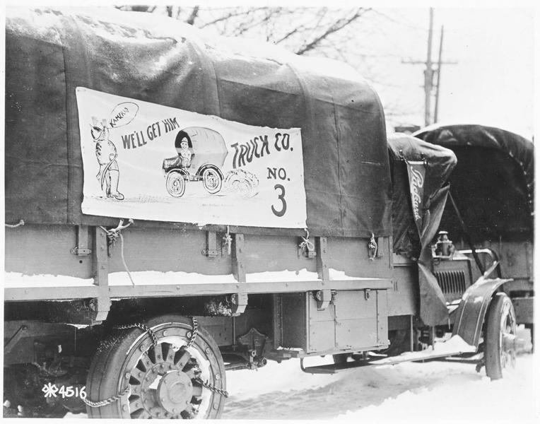 Les chauffeurs de la 3ème compagnie ont leur propre slogan : « we’ll get him »