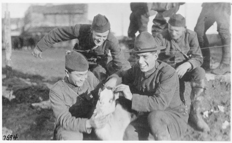 La mascotte d'une équipe de tireurs