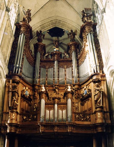 Orgue de tribune : tribune et buffet d'orgue