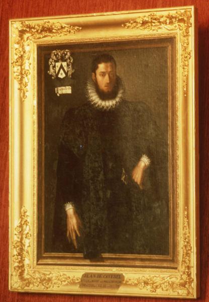 tableau : portrait de Jean de Caverel (salle des mariages) - © Ministère de la Culture (France), Médiathèque du patrimoine et de la photographie (objets mobiliers), tous droits réservés