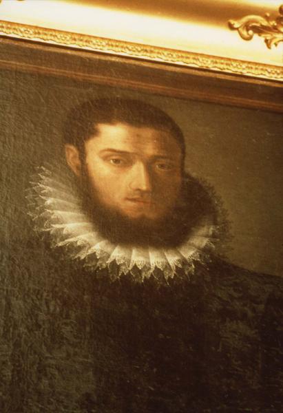 tableau : portrait de Jean de Caverel, détail (salle des mariages) - © Ministère de la Culture (France), Médiathèque du patrimoine et de la photographie (objets mobiliers), tous droits réservés