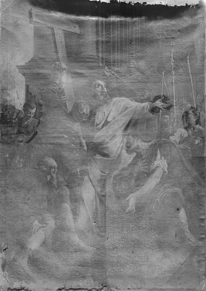 tableau : invention de la croix (l')