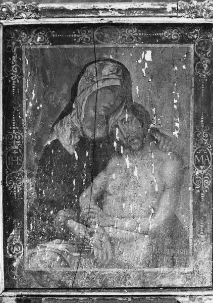tableau, cadre : Vierge de Pitié