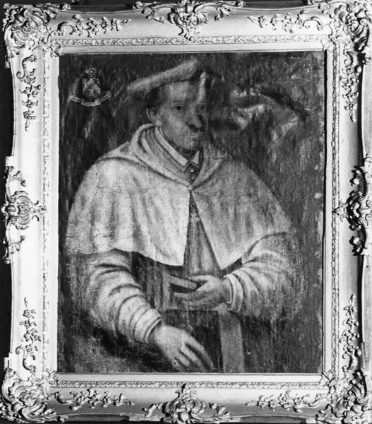 tableau : portrait de Dom Claude Vainet
