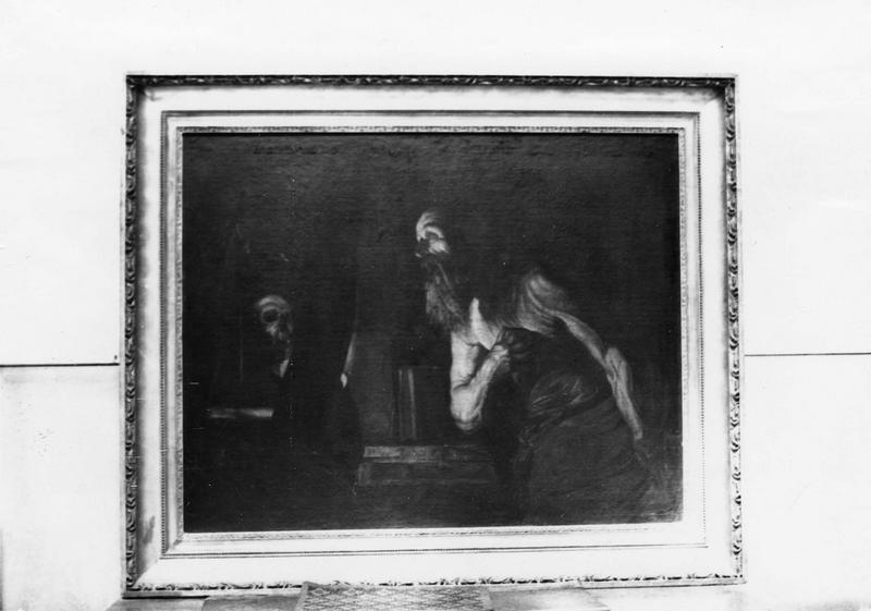 tableau, cadre : méditation de saint Jérome (la) - © Ministère de la Culture (France), Médiathèque du patrimoine et de la photographie (objets mobiliers), tous droits réservés