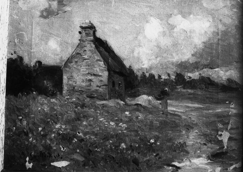 tableau : paysage de Barfleur
