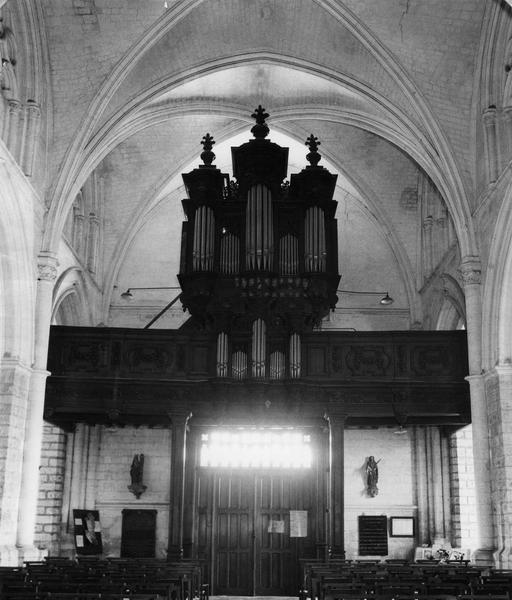 buffet d'orgue, garde-corps de tribune