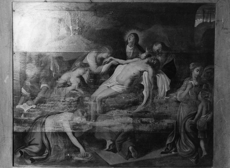 tableau : embaumement du Christ (l')