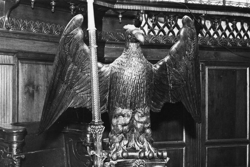aigle-lutrin, détail de l'aigle - © Ministère de la Culture (France), Médiathèque du patrimoine et de la photographie (objets mobiliers), tous droits réservés