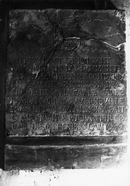 plaque commémorative