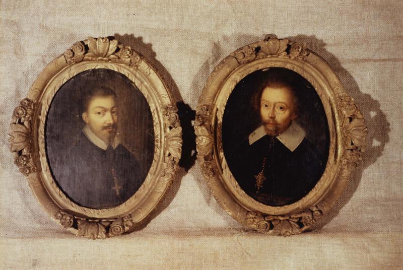 tableau : portrait d'évêque Claude et et Claude André Dormy