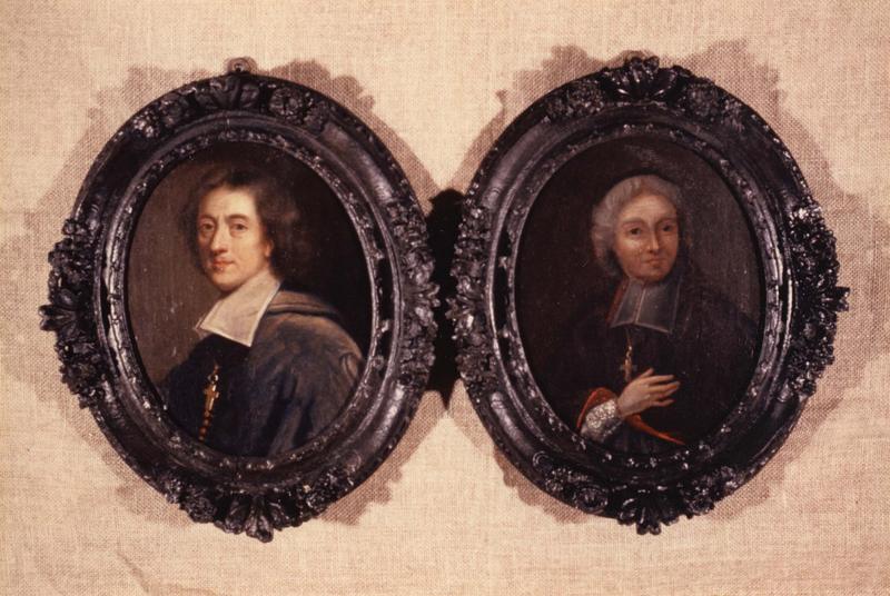 Tableau, cadre : portrait de Pierre de Langle évêque de Boulogne de 1698 à 1724