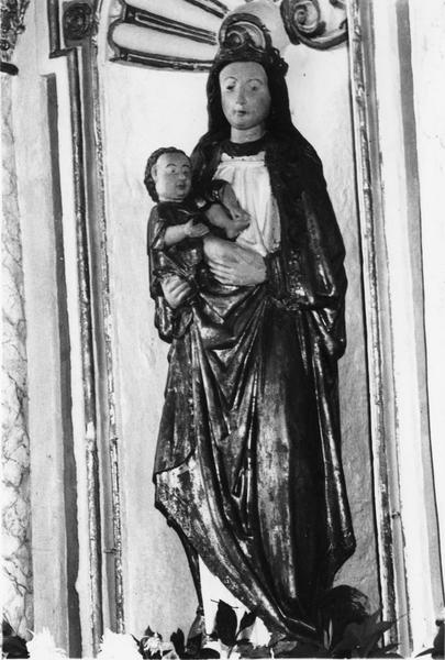 retable de la Vierge, statue de la Vierge à l'Enfant