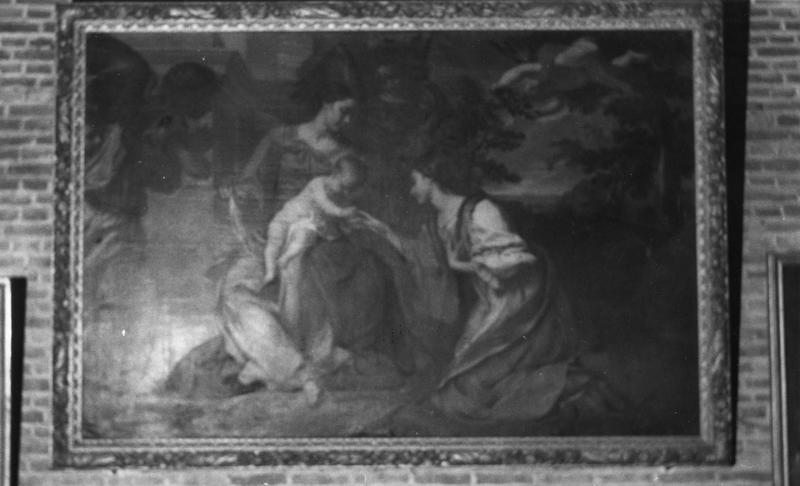 tableau : mariage mystique de sainte Catherine