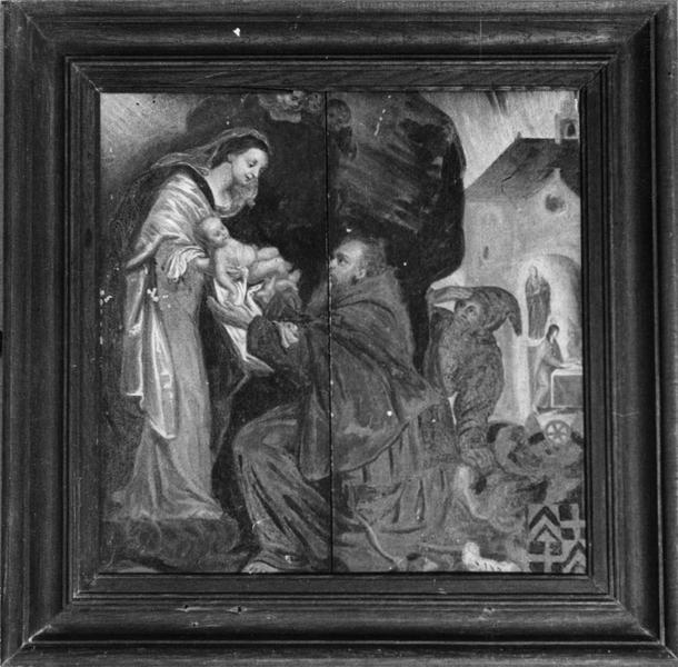 tableau : vision de saint Antoine de Padoue (la)